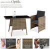 tectake Sitzgruppe Rattan Sitzgruppe, (Set, 3-tlg), für 2 Personen Bild 3