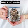 Trendation Tasse 3D Kätzchen Tasse Geschenk Kätzchen Durchbruch Wand Spruch Geschenki Bild 3