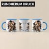 Trendation Tasse 3D Kätzchen Tasse Geschenk Kätzchen Durchbruch Wand Spruch Geschenki Bild 2