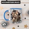 Trendation Tasse 3D Kätzchen Tasse Geschenk Kätzchen Durchbruch Wand Spruch Geschenki Bild 4