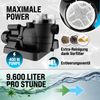 MONZANA® Sandfilteranlage SF96K 9600L/h bis 30.000L Pool inkl Filterglas 7 Wege Ventil 2in1 Adapter Ø32-38mm 400W Filteranlage Pumpe Filterkessel Bild 2