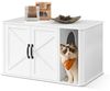 FEANDREA Katzentoilette Katzenhaus, Katzenklo-Schrank, Vordereingang mit Doppeltür Bild 4