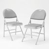 GarveeMore Klappstuhl Polsterte Klappstühle Set von 2 für Küche Esszimmer Bild 4