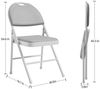 GarveeMore Klappstuhl Polsterte Klappstühle Set von 2 für Küche Esszimmer Bild 2