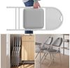 GarveeMore Klappstuhl Polsterte Klappstühle Set von 2 für Küche Esszimmer Bild 3
