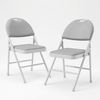 GarveeMore Klappstuhl Polsterte Klappstühle Set von 2 für Küche Esszimmer Bild 5