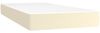 vidaXL Taschenfederkernmatratze Mittel Creme 100x200x20 cm Kunstleder 347744 Bild 2