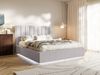 Selsey 'Togents' Polsterbett 160x200 mit Chenillebezug, Bettkasten und LED, Grau Bild 3