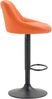CLP Barhocker Lazio höhenverstellbar und 360 Grad drehbar,orange schwarz Bild 4