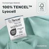 twenty:three® Bettwäsche Lyocell Bettwäsche Mint Green, Lyocell, Atmungsaktiv, Ultraweich, 100% TENCEL™ Lyocell Bild 4