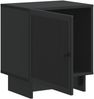 vidaXL Nachttisch Schwarz 43 x 34,5 x 50 cm Holzwerkstoff 893877 Bild 3
