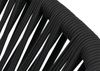 Aluminium-Gartenstuhl HWC-P90, Loungestuhl Sessel Outdoor, Seilgeflecht Rope Stoff/Textil (180g/m²) ~ anthrazit Bild 4