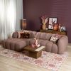 Bronx71 Ecksofa Luca Bouclé rot/rosa links Bild 2