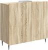vidaXL Sideboard Sonoma-Eiche 89 x 34,5 x 82 cm Holzwerkstoff 894417 Bild 2