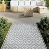 vidaXL Outdoor-Teppich ARAKIL Grau 120x180 cm PP 368552 Bild 3