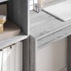 vidaXL Schreibtisch mit Schubladen mit Regal 2 pcs Graues Sonoma 3337302 Bild 4