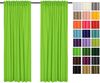 Rollmayer 'Vivid' 2er Pack Vorhänge mit Tunnelband seladongrün 24, 135x150 cm, blickdicht Bild 3
