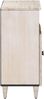 vidaXL Sideboard mit Speicher Weiß 60 x 33,5 x 75 cm Massivholz Mango 4018393 Bild 4