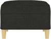 vidaXL Fußhocker Schwarz 70 x 55 x 41 cm Stoff [349275] Bild 4