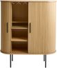 Barschrank >NOLA< in Eiche, MDF furniert - 130x75x40cm (BxHxT) Bild 4