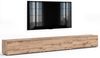 AX LIVING Barvo 3x100 cm TV Kommode Lowboard Braun Eiche Wotan Stehend Bild 4