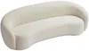Vente-unique - BOVANA Sofa Stoff Weiß - B 88 cm x H 71 cm x L 227 cm Bild 3