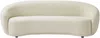 Vente-unique - BOVANA Sofa Stoff Weiß - B 88 cm x H 71 cm x L 227 cm Bild 2