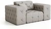 Sessel Designersessel CHANTAL in Stoff Opera Velvet Grau Bild 3
