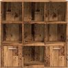 vidaXL Bücherschrank Altholz-Optik 98x29x97,5 cm Holzwerkstoff 855966 Bild 5