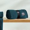 s.Oliver 'Oro' Wohndecke, flauschig, warm & waschbar, Polyester petrol, 150x200 cm Bild 2