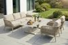 Gartensessel Malte Gartenstuhl Loungesessel mit Polster Rope Taupe Bild 5