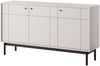 Selsey 'Japandies' Sideboard 3-türig, greige, ca. 84 x 153 x 39 cm Bild 3