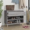 vidaXL Schuhregal Grau Sonoma 70x36x60 cm Holzwerkstoff 819762 Bild 3