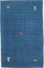 Gabbeh Teppich - Indus »Agra« 120 x 70 cm - blau Bild 2