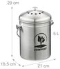 Relaxdays Komposteimer mit Geruchsfilter 5 Liter Bild 5