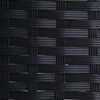 3-Sitzer Poly-Rattan Gartenbank Halden, Sitzbank ~ anthrazit, Kissen creme Bild 5