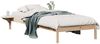 vidaXL Bettgestell mit Nachttischen Natur 80 x 210 cm 873217 Bild 3
