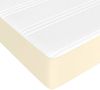 vidaXL Taschenfederkernmatratze Mittel Creme 80x200x20 cm Kunstleder 347684 Bild 5