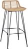 vidaXL Barstuhl 44 x 46 x 91 cm Stangenstahl Durchmesser, 10mm 42033204 Bild 4