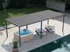 PRIMEYARD Pergola 3x7 m Pfosten und Lamellendach aus Stahl - anthrazitfarbene Terrassenüberdachung Bild 3