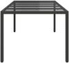 vidaXL Gartentisch Pur Schwarz 250 x 100 x 75 cm Poly-Rattan 362554 Bild 4