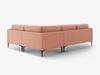 Micadoni Ecksofa Bemy 4-Sitzer Rechts Samt Rosa Bild 3