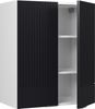 Hängeschrank Fame-Line Schwarz gestreift 60 cm Vicco Bild 4
