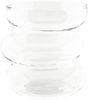 12 Tlg. Trinkgläser im Bubble Design Wassergläser transparent 450 ml Hitzebeständig Bild 2