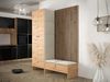 Garderoben-Set 'Melire III' Artisan Eiche / Manila beige Bild 2