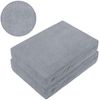 Frottee Spannbettlaken Rundumgummizug Marke Doppelpack 90 x 200 cm Grau Bild 2