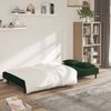 vidaXL Schlafsofa 2-Sitzer mit 2 Kissen Dunkelgrün Samt 375809 Bild 3