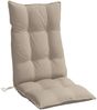 vidaXL Hochlehner-Auflagen 6 Stk. Taupe Oxford-Gewebe 377628 Bild 5