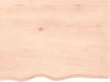 vidaXL Waschtischplatte 80x60x(2-4) cm Massivholz Unbehandelt 3156027 Bild 3