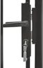 vidaXL Gartentor Woerden Stahl 1x1,5 m Schwarz 143060 Bild 3
